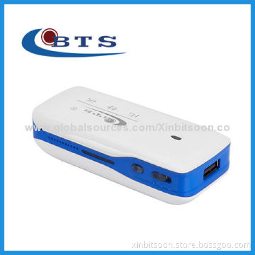 4-in-1 3G Portable Wi-Fi Router with 5200mAh Power Bank Function